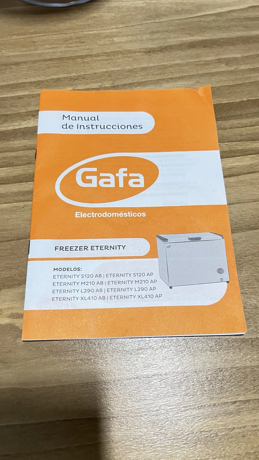 Manual original Gafa Eternity